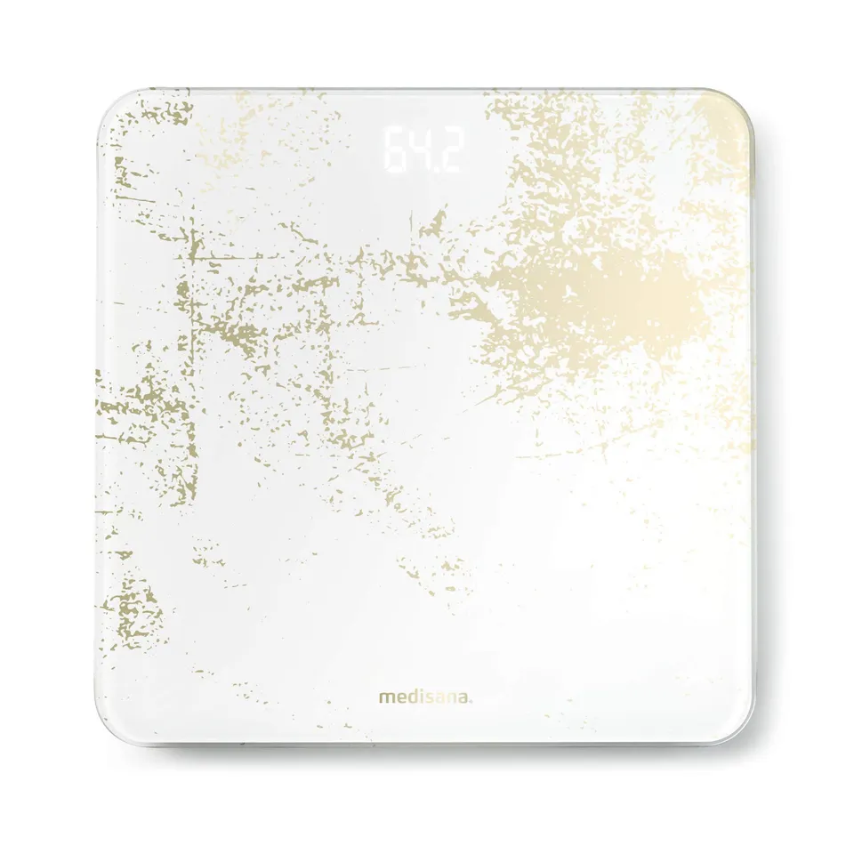 medisana-ps-436-b-scula-de-ba-o-digital-de-vidrio-hasta-180-kg-pantalla-led-invi image 1