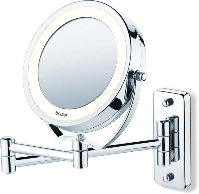 beurer-bs59-espejo-de-maquillaje-con-luz-led-2-en-1-con-aumento-x5-brazo-extensi image 1