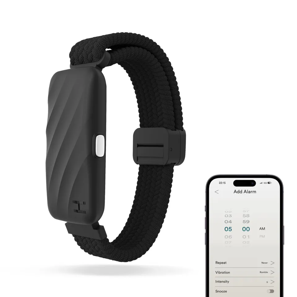 homedics-wakeband-pulsera-despertador-con-alarma-vibratoria-9-modos-funci-n-de-r image 1