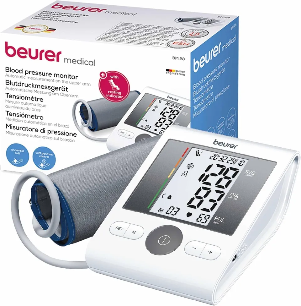 beurer-bm-28-tensi-metro-de-brazo-con-indicador-de-reposo-patentado-dispositivo- image 1