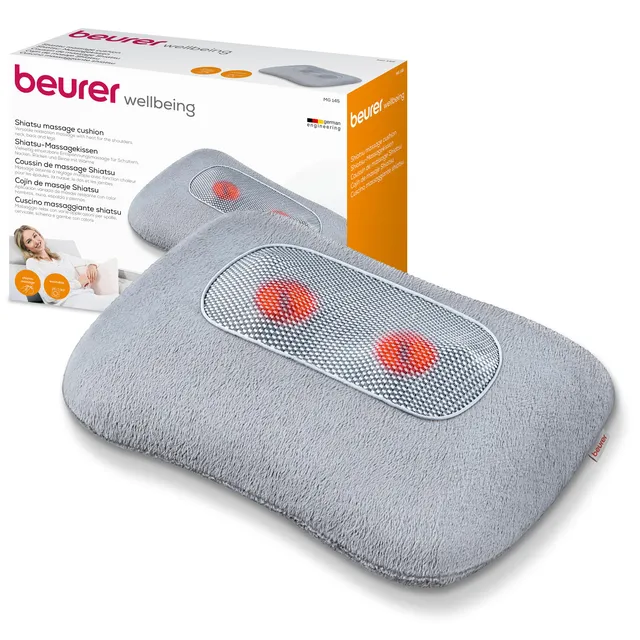 beurer-mg-145-almohada-de-masaje-shiatsu-con-funci-n-de-calor-4-cabezales-girato image 1