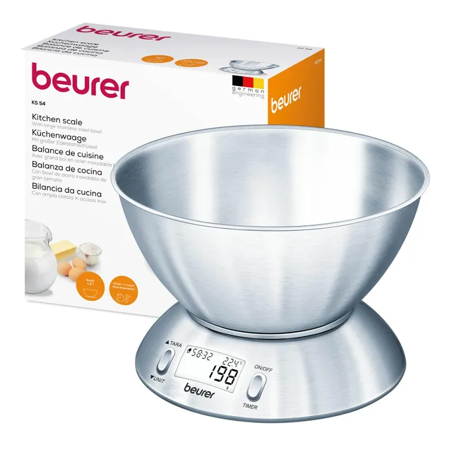 beurer-ks-54-b-scula-de-cocina-digital-con-cuenco-de-acero-inoxidable-1-5-l-prec image 1
