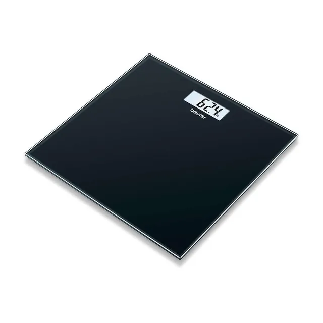 beurer-gs-10-b-scula-de-ba-o-digital-ultrafina-de-vidrio-negra-hasta-180-kg image 1