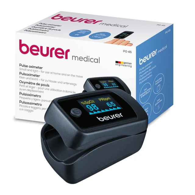 beurer-po-45-pulsiox-metro-de-dedo-medici-n-de-spo2-pulso-e-ndice-de-perfusi-n-p image 1