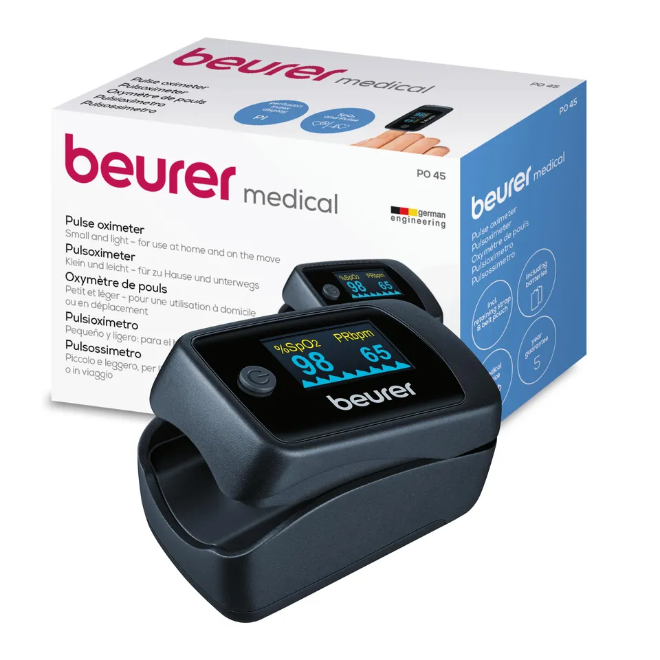 beurer-po-45-pulsiox-metro-de-dedo-medici-n-de-spo2-pulso-e-ndice-de-perfusi-n-p image 1