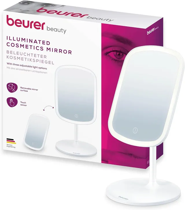 beurer-bs-47-espejo-de-maquillaje-iluminado-3-colores-de-luz-33-led-giratorio-36 image 1