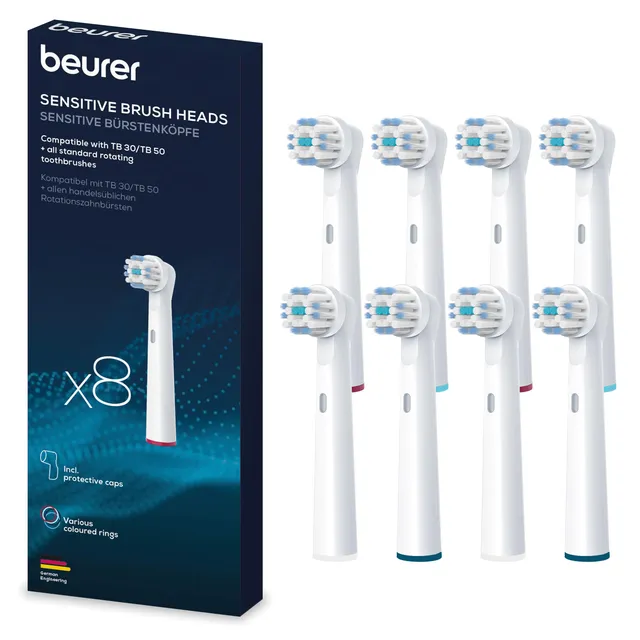 beurer-tb-30-50-cabezales-de-cepillo-de-dientes-sensitive-pack-de-8-compatibles- image 1