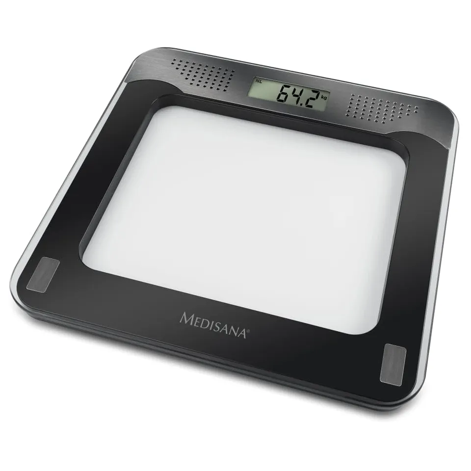 medisana-ps-416-b-scula-personal-parlante-digital-de-vidrio-4-idiomas-hasta-180- image 1