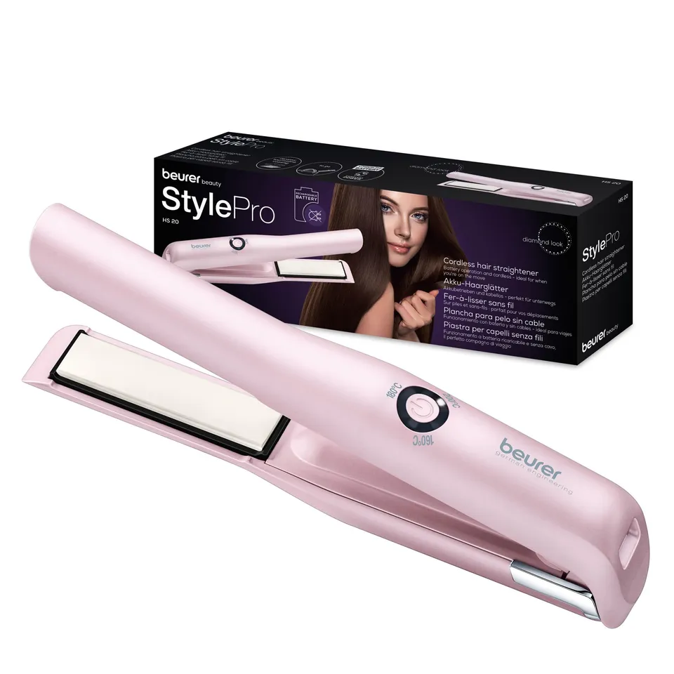 beurer-hs-20-plancha-de-pelo-inal-mbrica-con-carga-usb-3-temperaturas-rosa image 1