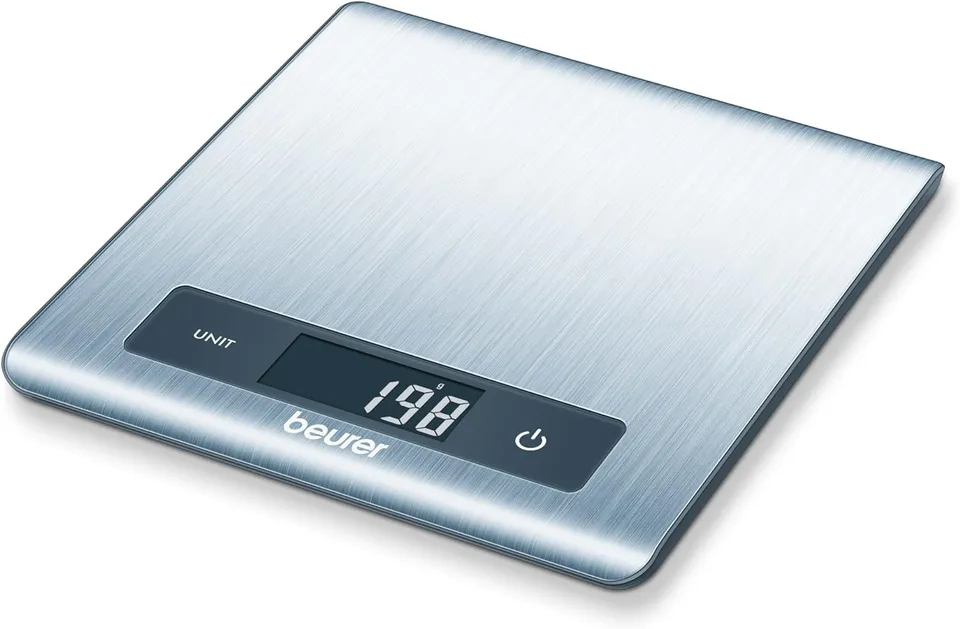 beurer-ks-51-balanza-de-cocina-ultra-plana-de-acero-inoxidable-1-5-cm-5-kg-1-g-p image 1