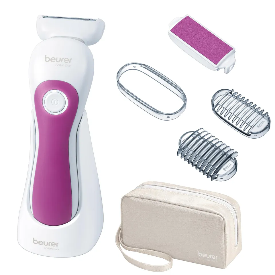 beurer-hl-36-afeitadora-el-ctrica-femenina-en-seco-y-h-medo-4-accesorios-cabezal image 1