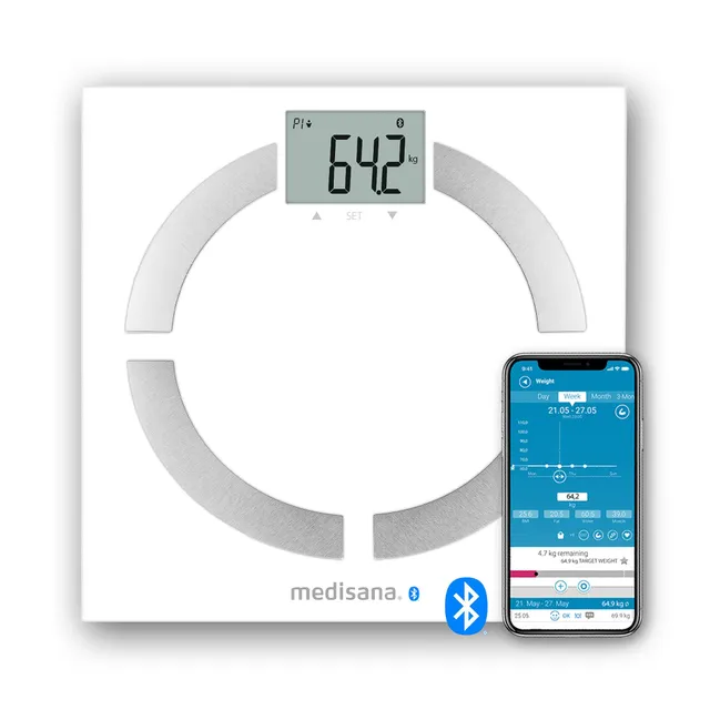 medisana-bs-444-connect-b-scula-de-an-lisis-corporal-digital-bluetooth-hasta-180 image 1