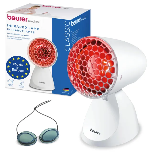 beurer-il-11-l-mpara-de-infrarrojos-100-w-dispositivo-m-dico-con-rejilla-protect image 1