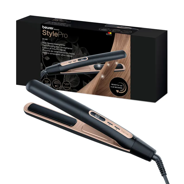 beurer-hs-100-plancha-de-pelo-con-revestimiento-cer-mico-funci-n-i-nica-calentam image 1