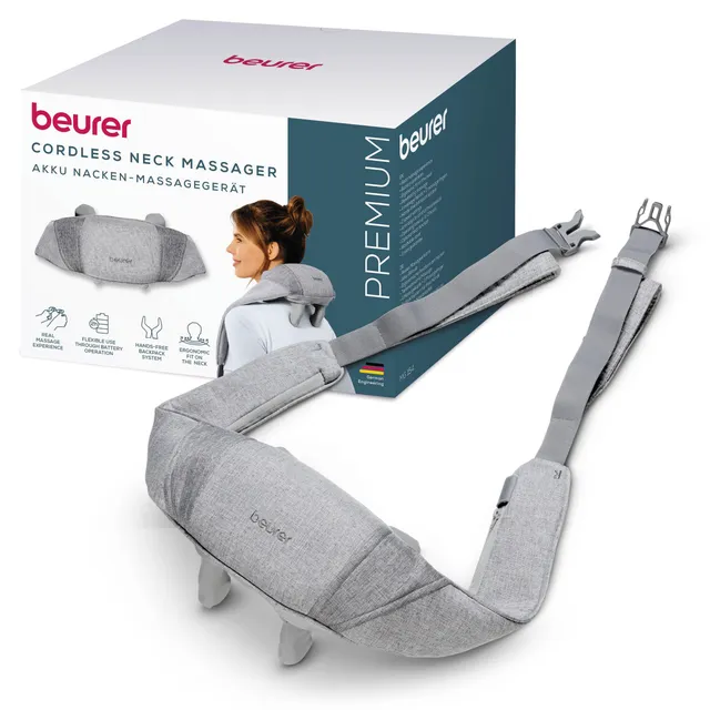 beurer-mg-154-masajeador-de-nuca-y-hombros-inal-mbrico-con-bater-a-funci-n-de-ca image 1