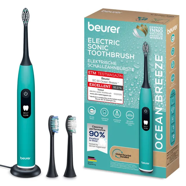 beurer-sc-50-ocean-breeze-cepillo-de-dientes-s-nico-el-ctrico-80-000-vibraciones image 1