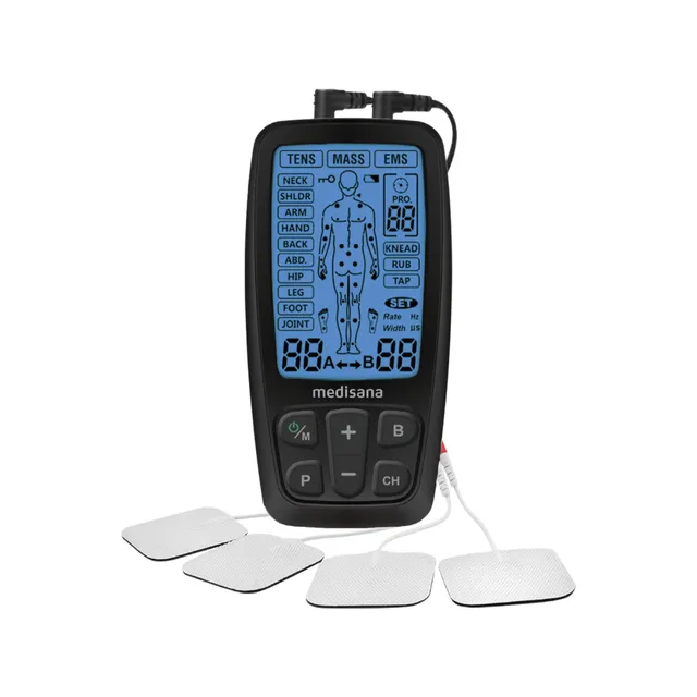 medisana-tt-205-aparato-de-electroestimulaci-n-tens-ems-y-masaje-3-en-1-con-60-p image 1
