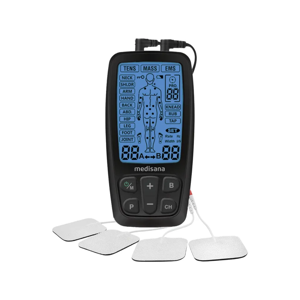 medisana-tt-205-aparato-de-electroestimulaci-n-tens-ems-y-masaje-3-en-1-con-60-p image 1