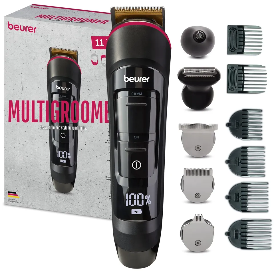 beurer-mn9x-multigroomer-recortador-y-afeitadora-corporal-todo-en-uno-con-11-acc image 1