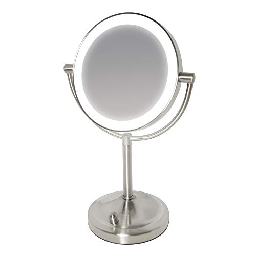 homedics-beauty-espejo-de-maquillaje-de-doble-cara-con-led-regulable-aumento-1x- image 8