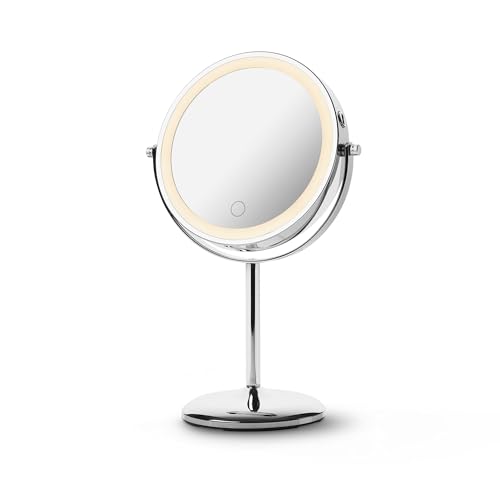 medisana-cm-844-espejo-cosm-tico-de-sobremesa-con-luz-led-anular-de-44-led-aumen image 7