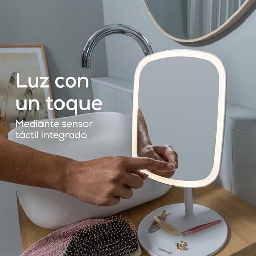 beurer-bs-47-espejo-de-maquillaje-iluminado-3-colores-de-luz-33-led-giratorio-36 image 8