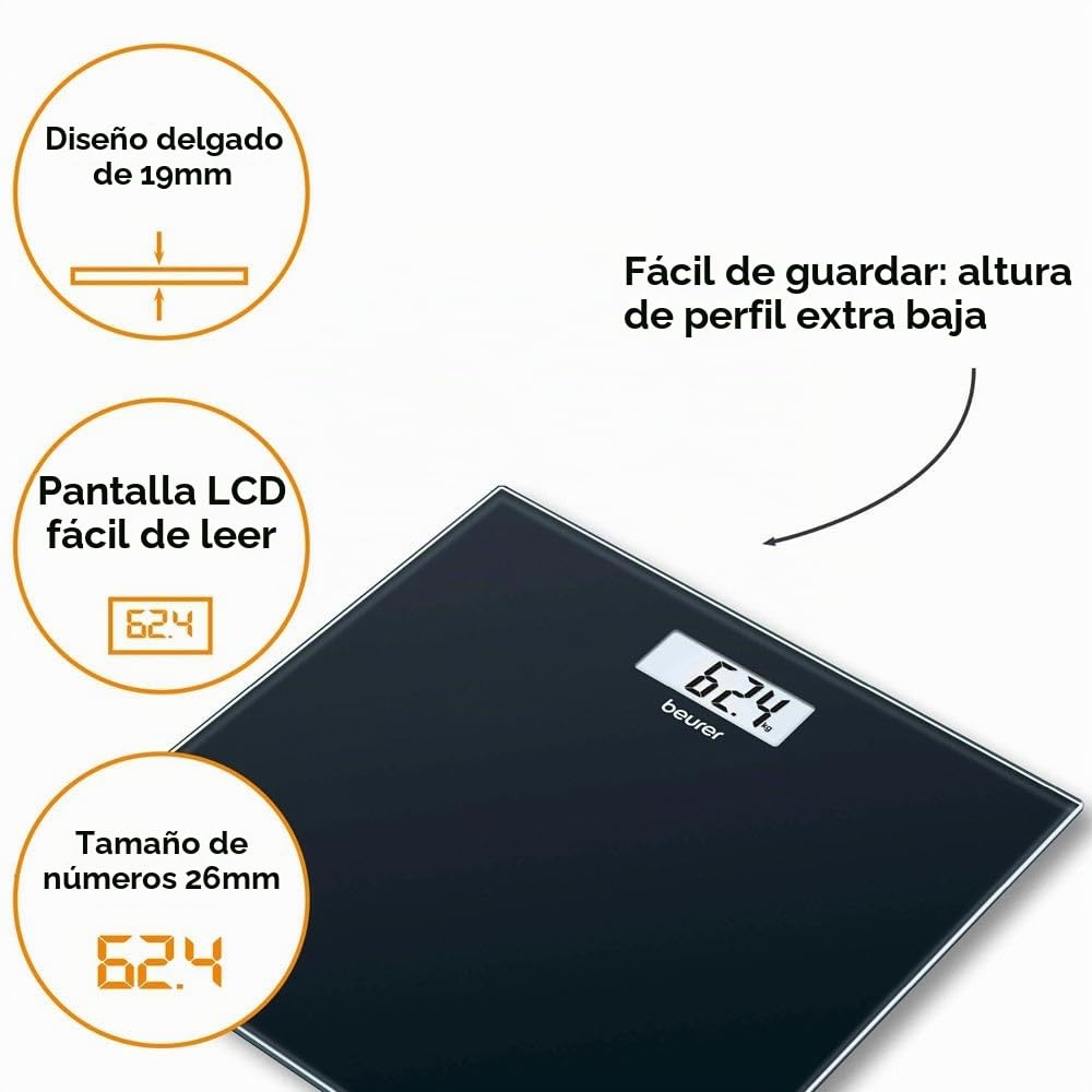 beurer-gs-10-b-scula-de-ba-o-digital-ultrafina-de-vidrio-negra-hasta-180-kg image 4
