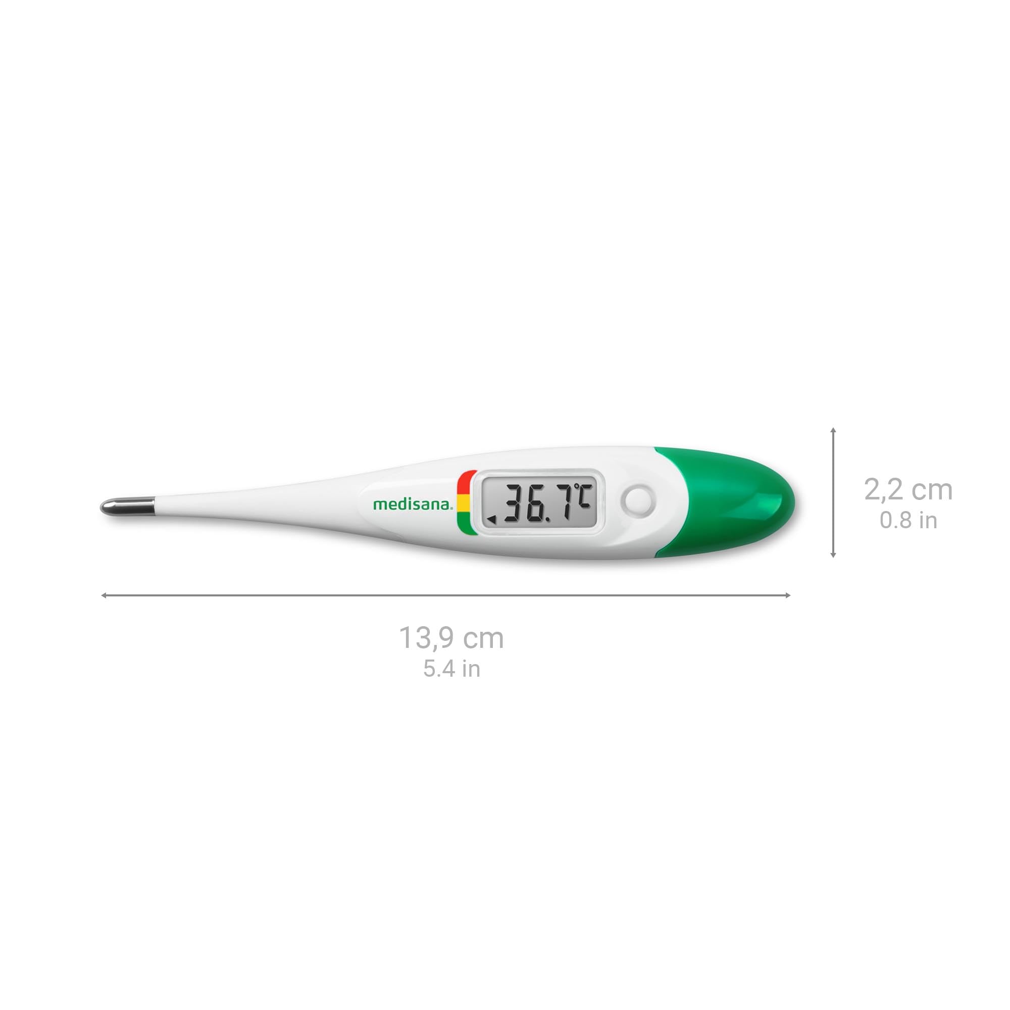 medisana-tm-705-term-metro-cl-nico-digital-con-alarma-de-fiebre-funci-n-de-memor image 2