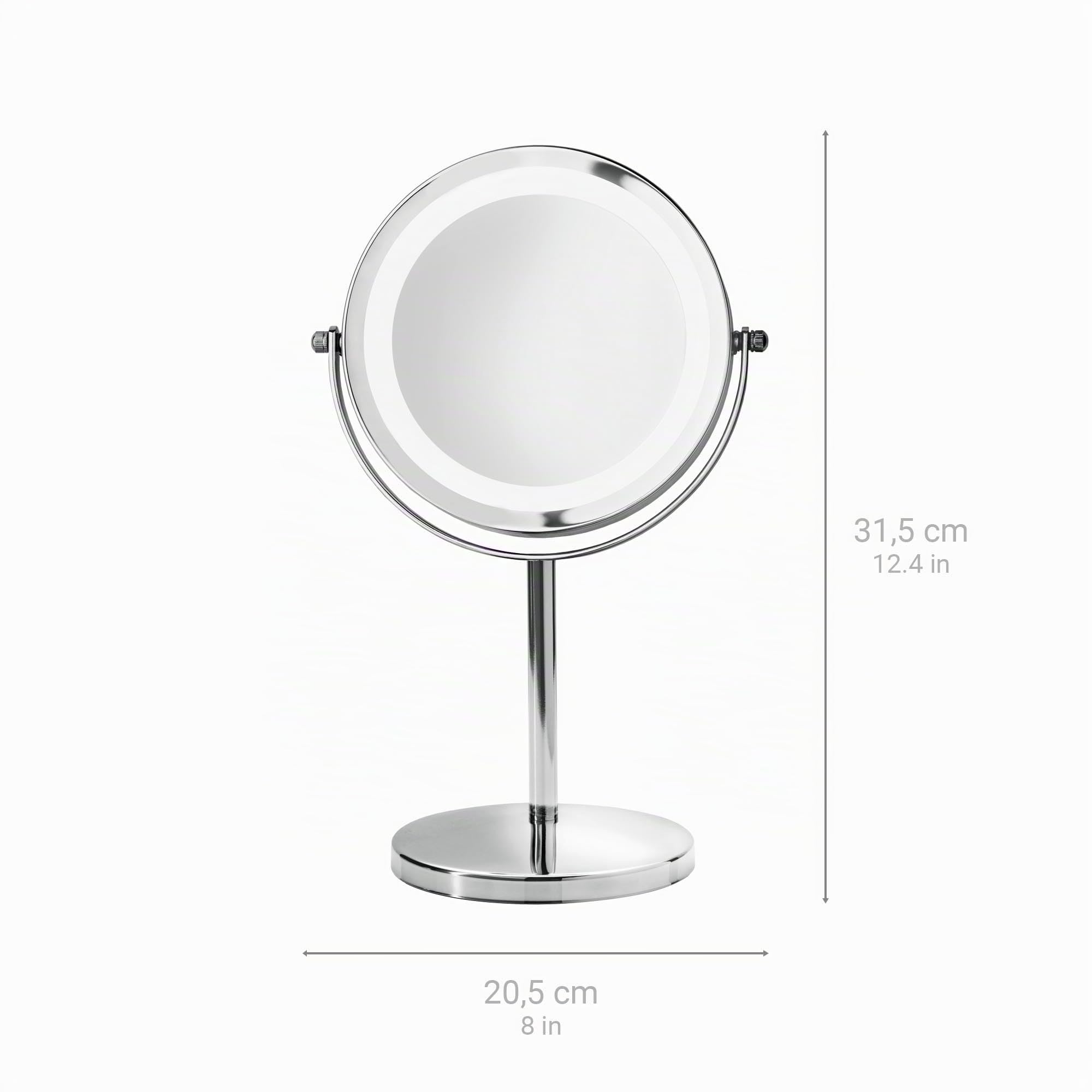 medisana-cm-840-espejo-de-maquillaje-con-iluminaci-n-led-de-18-luces-aumento-5x- image 2