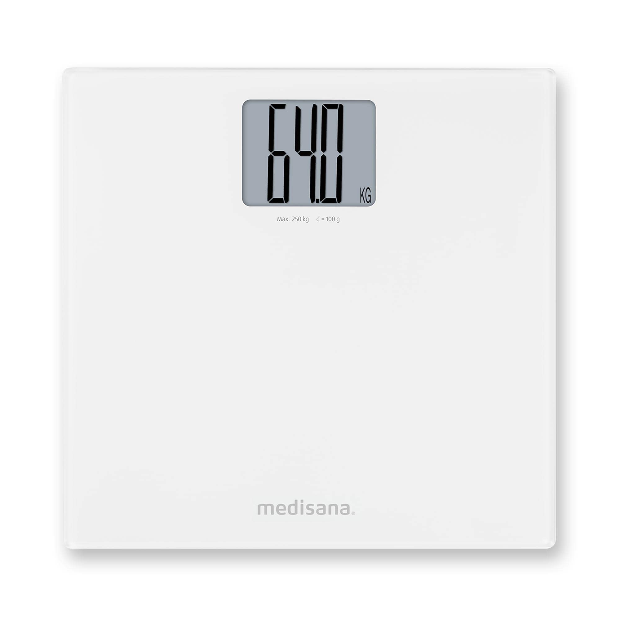 medisana-ps-470-balanza-digital-de-ba-o-xl-de-vidrio-con-pantalla-lcd-extragrand image 1