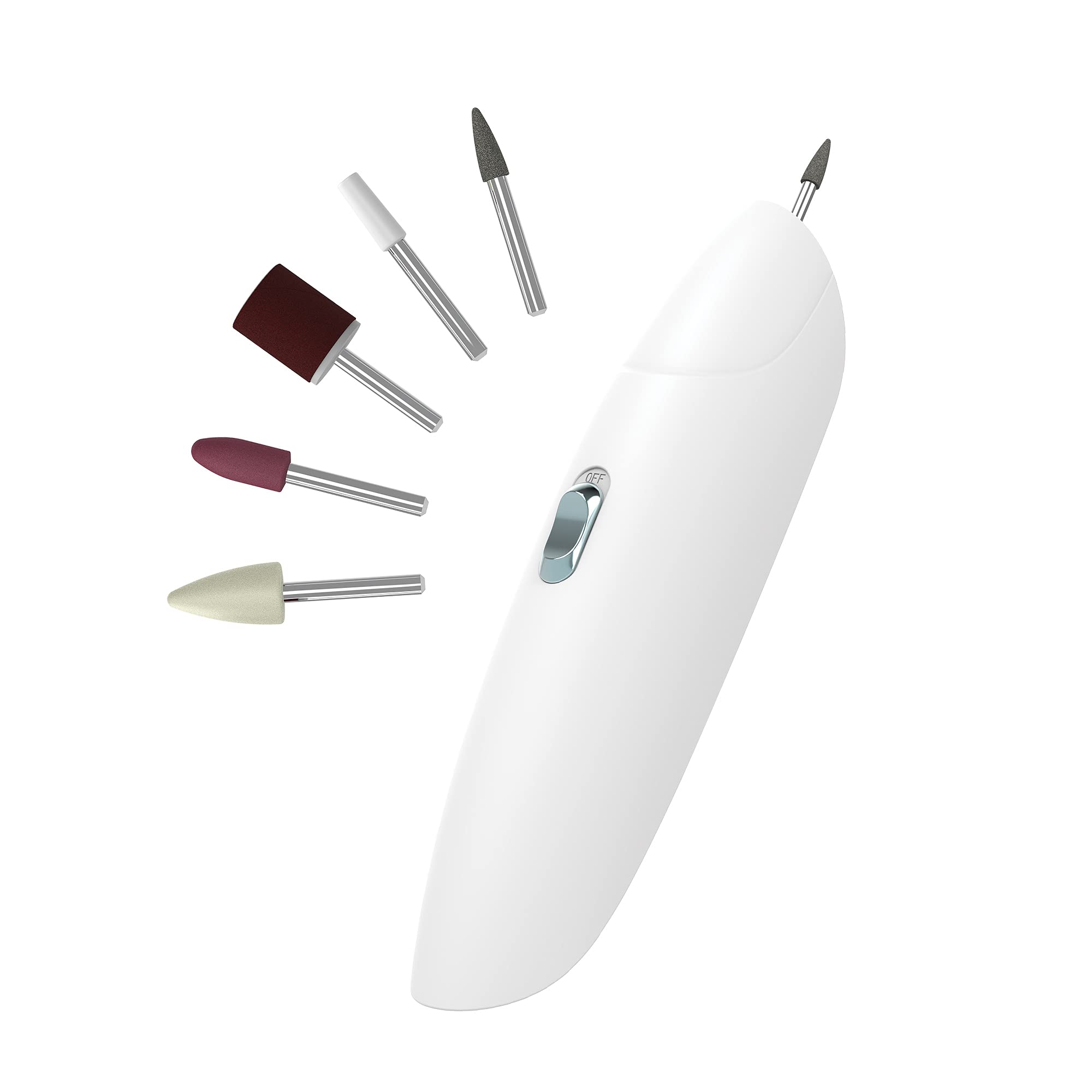 homedics-set-de-manicura-y-pedicura-el-ctrico-5-en-1-5-cabezales-intercambiables image 1
