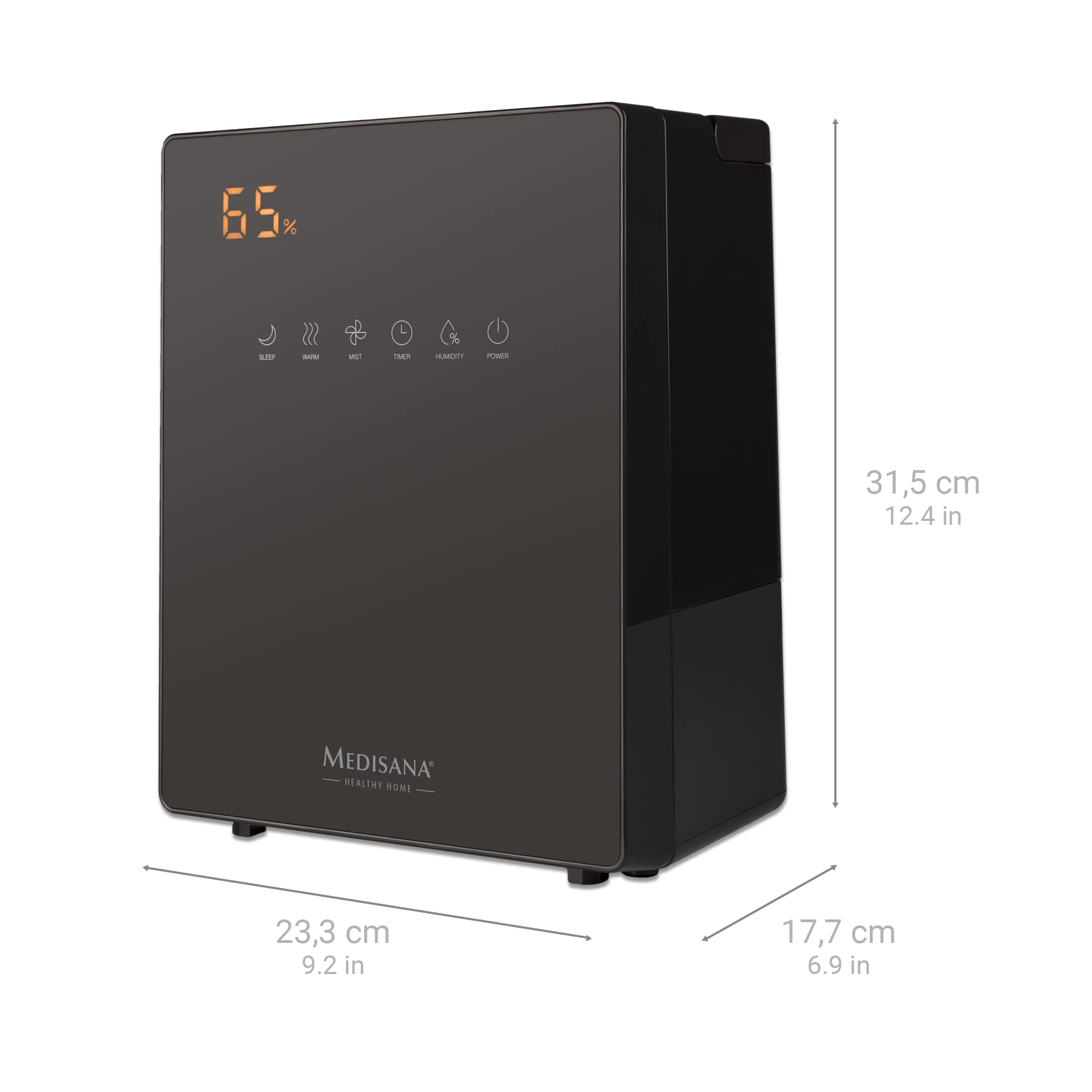 medisana-ah-675-humidificador-ultras-nico-con-higr-metro-dep-sito-5-2-litros-3-i image 2
