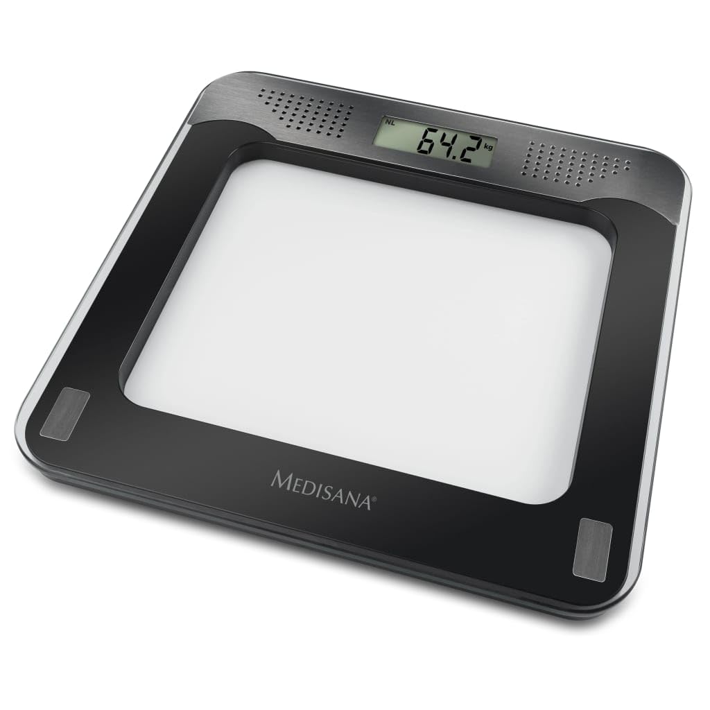 medisana-ps-416-b-scula-personal-parlante-digital-de-vidrio-4-idiomas-hasta-180- image 1