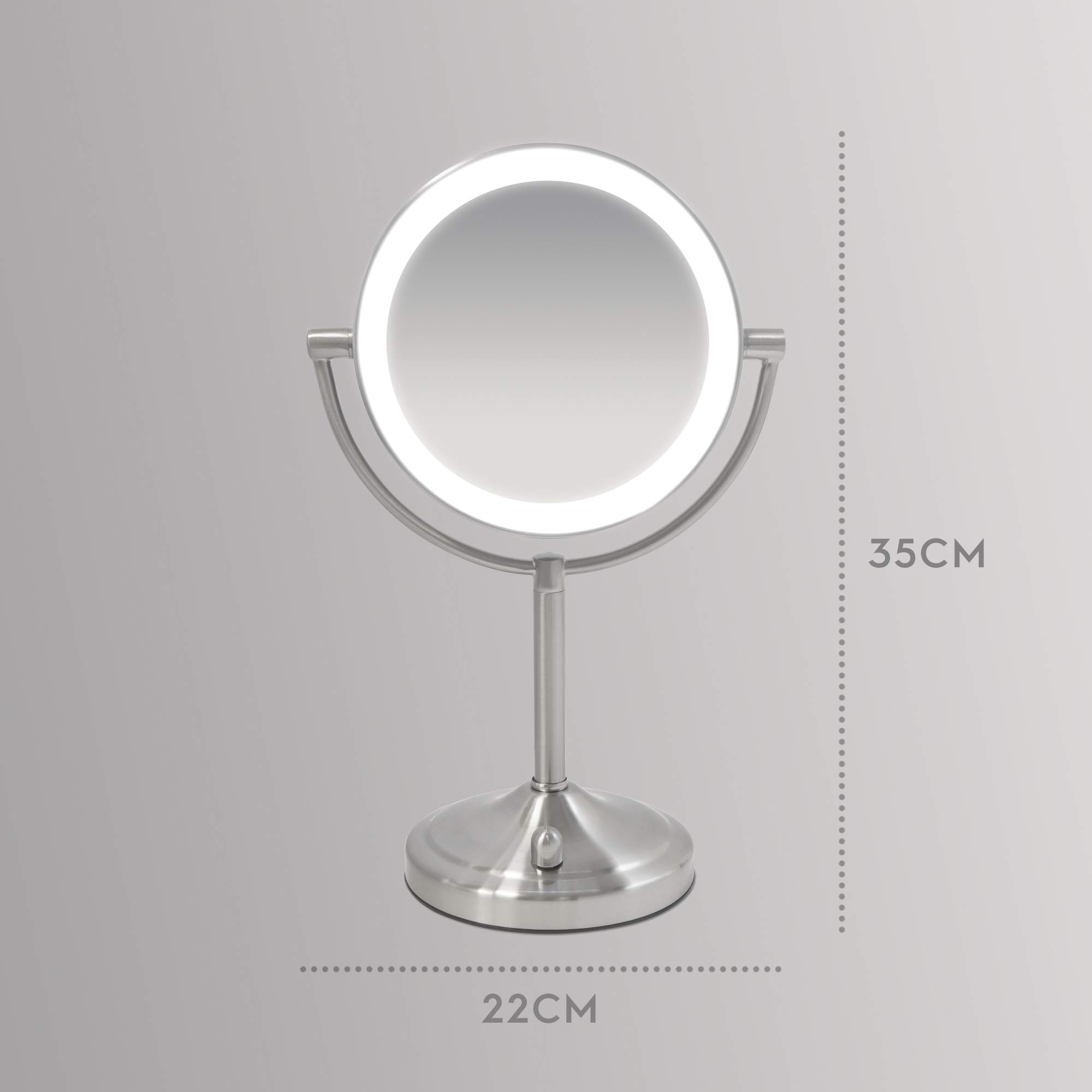 homedics-beauty-espejo-de-maquillaje-de-doble-cara-con-led-regulable-aumento-1x- image 7