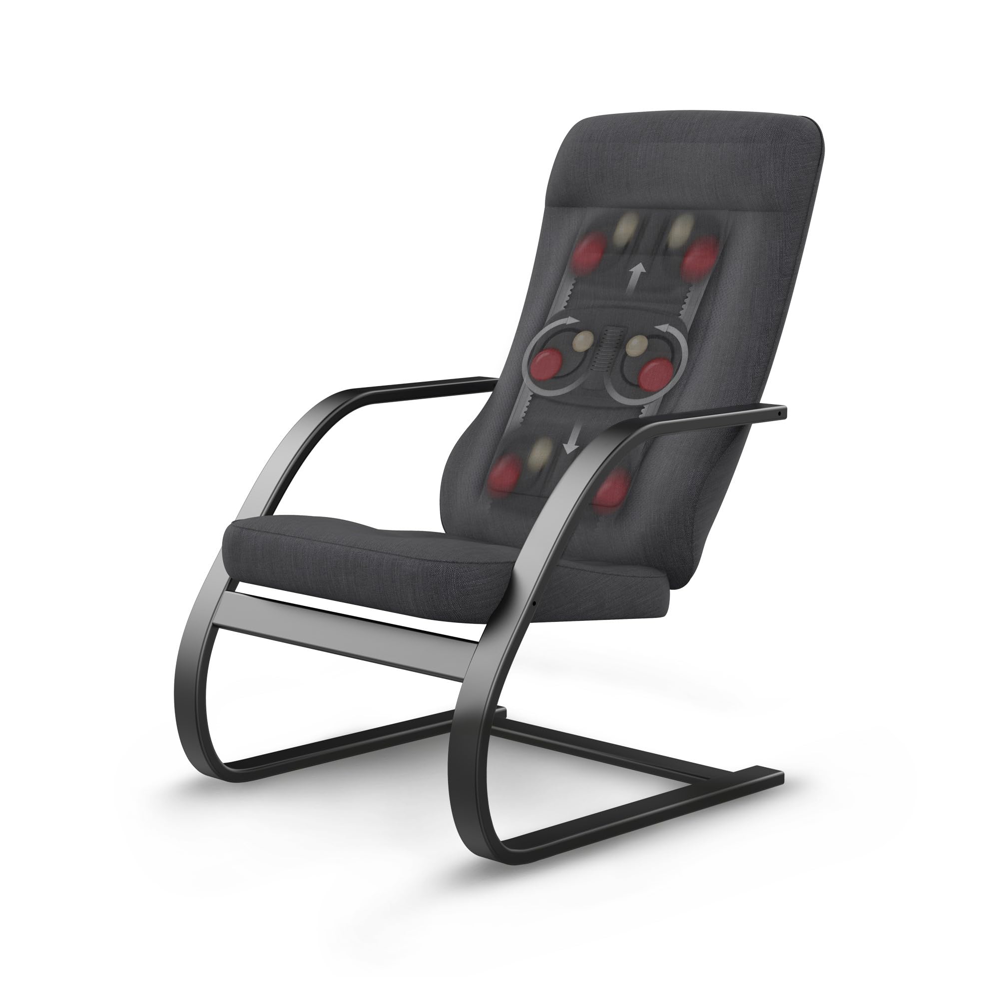 medisana-rc-450-sill-n-de-masaje-shiatsu-2-en-1-con-funci-n-de-calor-masaje-loca image 1