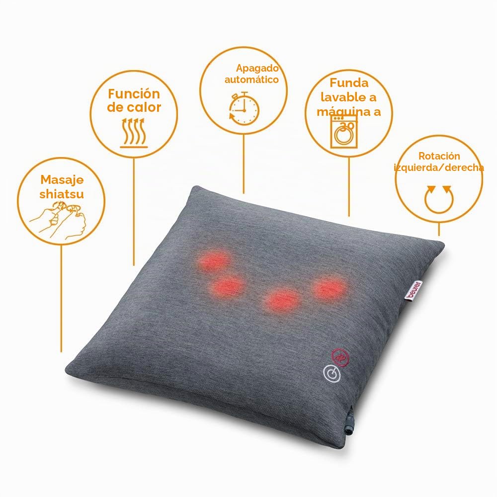 beurer-mg135-almohada-de-masaje-shiatsu-con-calor-y-luz-4-pares-de-cabezales-rot image 4