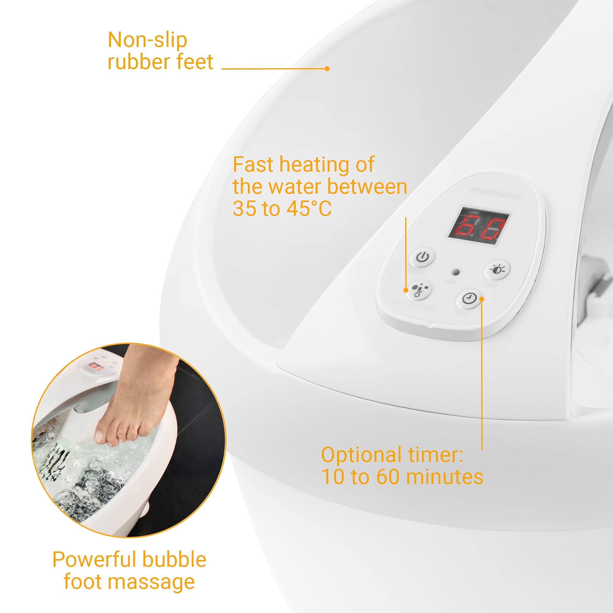 medisana-fs-888-premium-spa-de-pies-el-ctrico-con-calor-masaje-de-rodillos-aroma image 4