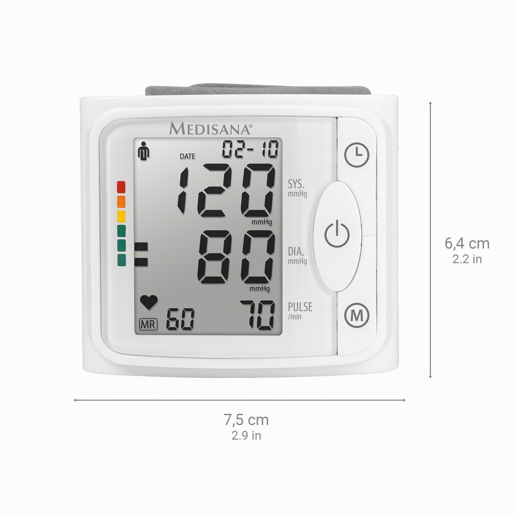 medisana-bw-320-tensi-metro-de-mu-eca-digital-con-escala-semaf-rica-detecci-n-de image 2