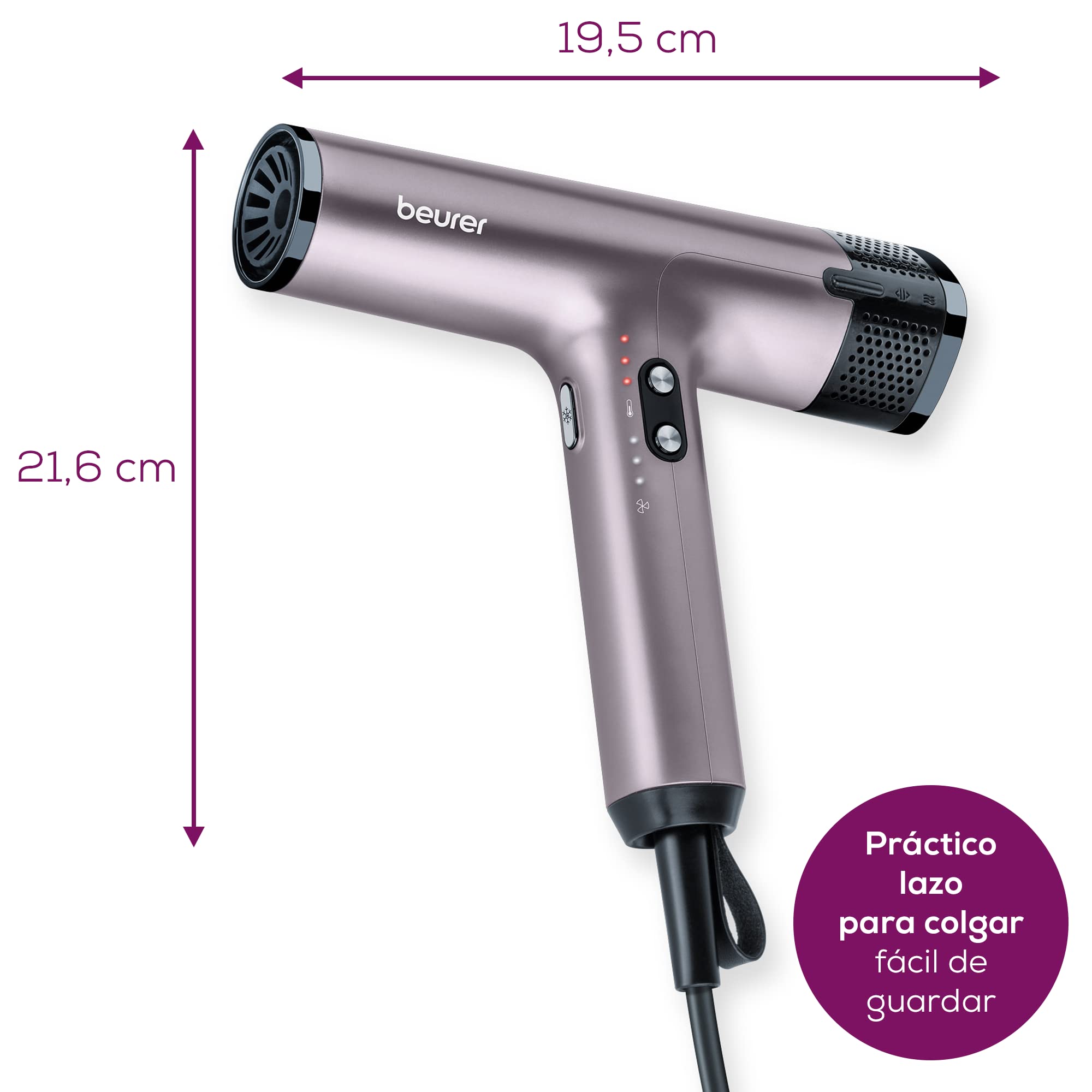 beurer-hc-100-excellence-secador-de-pelo-con-motor-digital-sin-escobillas-ultral image 8