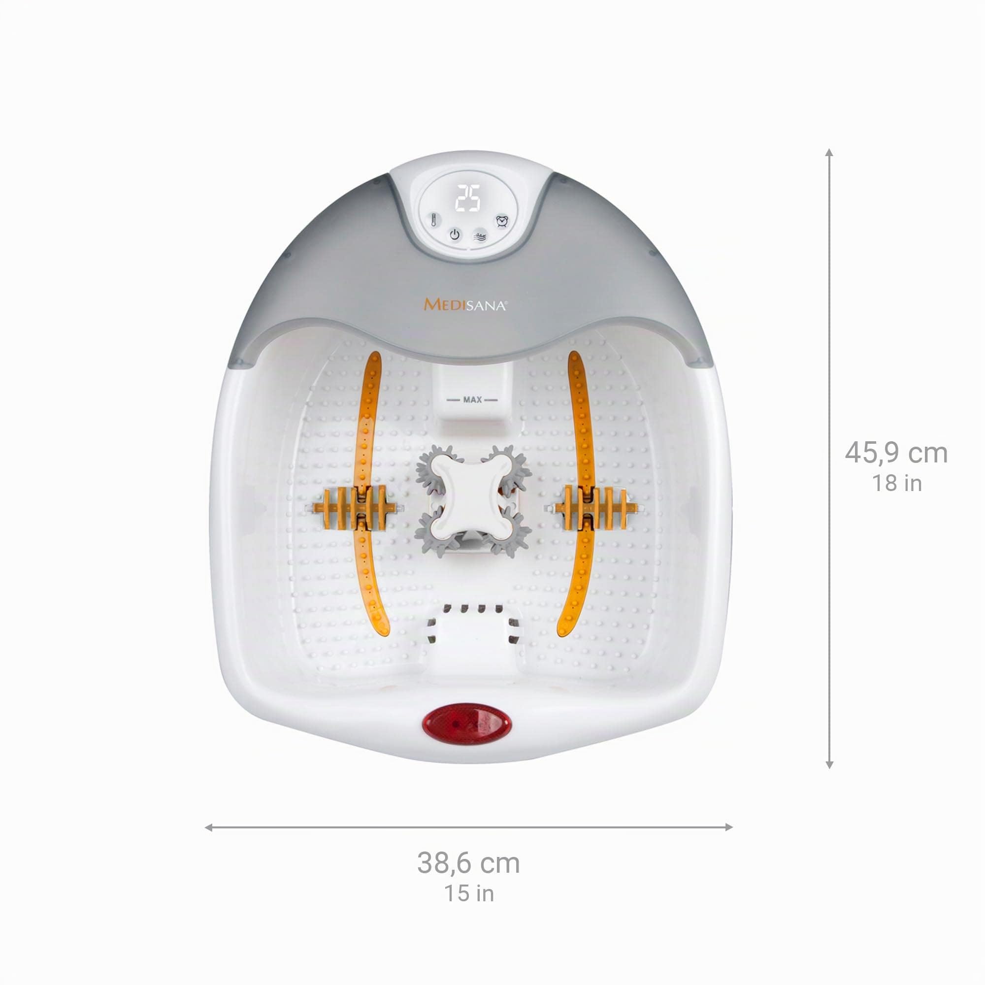 medisana-fs-885-spa-de-pies-3-en-1-con-calor-masaje-de-burbujas-y-vibraci-n-pedi image 2