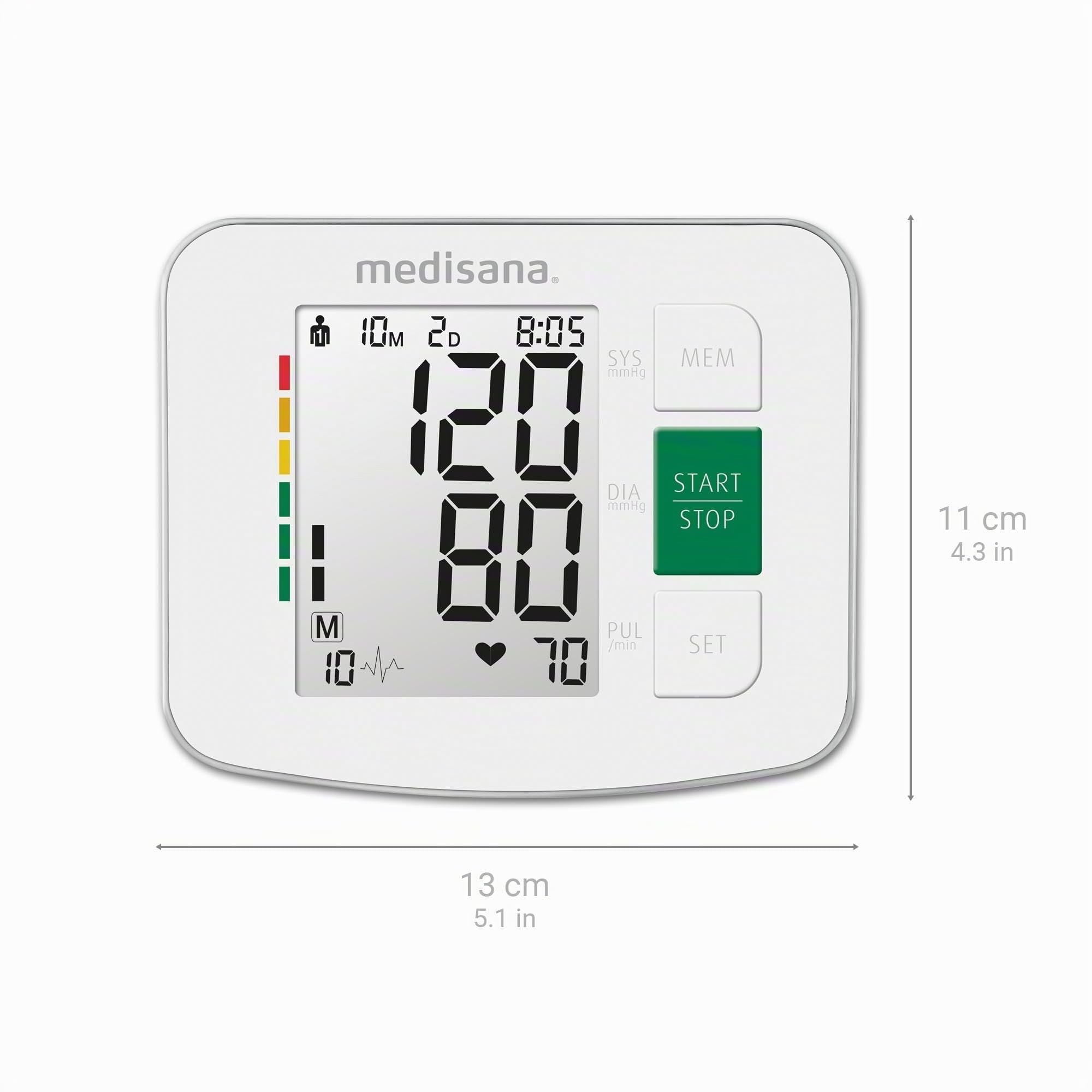 medisana-bu-512-tensi-metro-de-brazo-digital-con-memoria-para-2-usuarios-escala- image 2