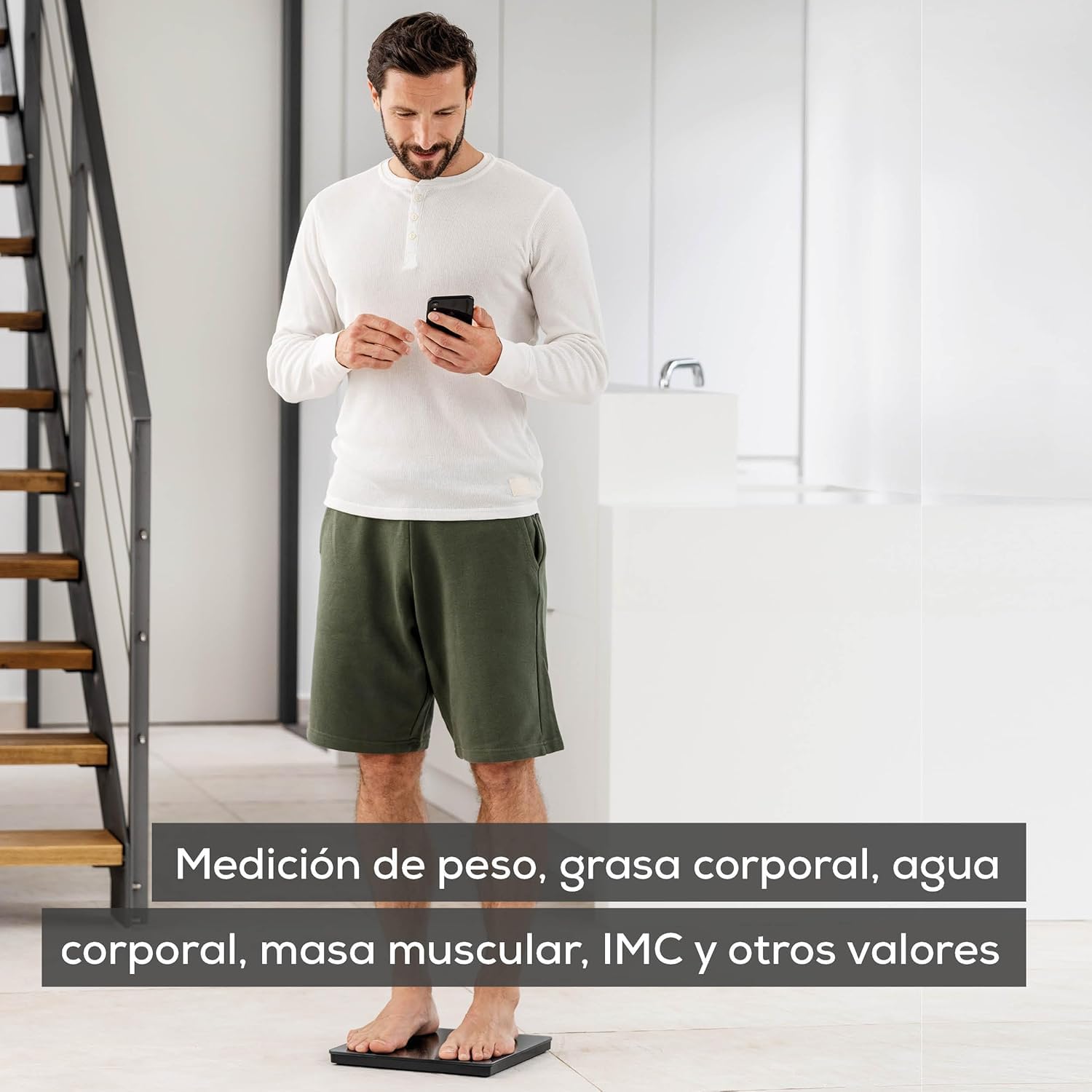 beurer-bf-500-b-scula-de-ba-o-digital-con-bluetooth-y-an-lisis-corporal-vidrio-d image 2
