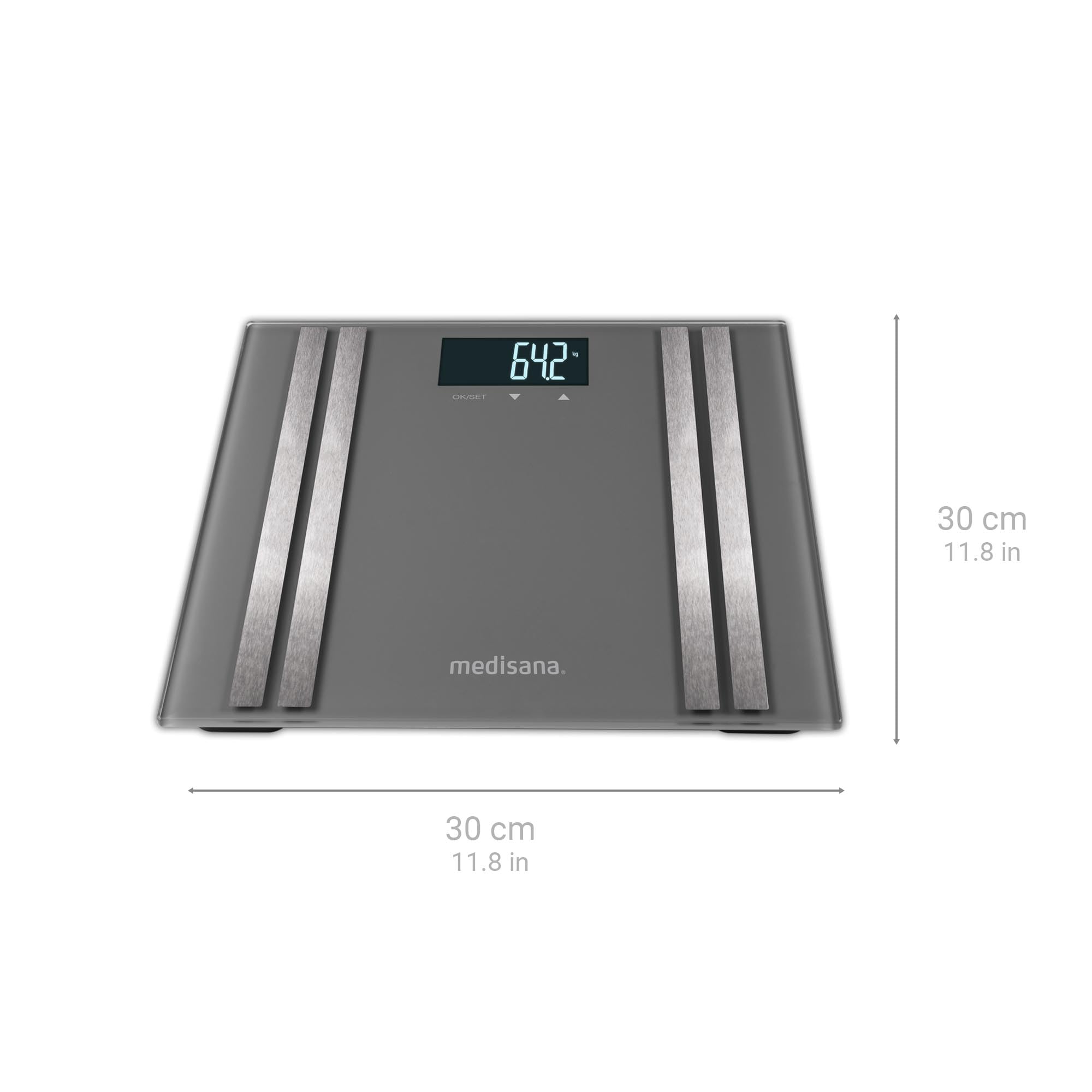 medisana-bs-476-balanza-de-an-lisis-corporal-digital-grasa-agua-masa-muscular-y- image 2