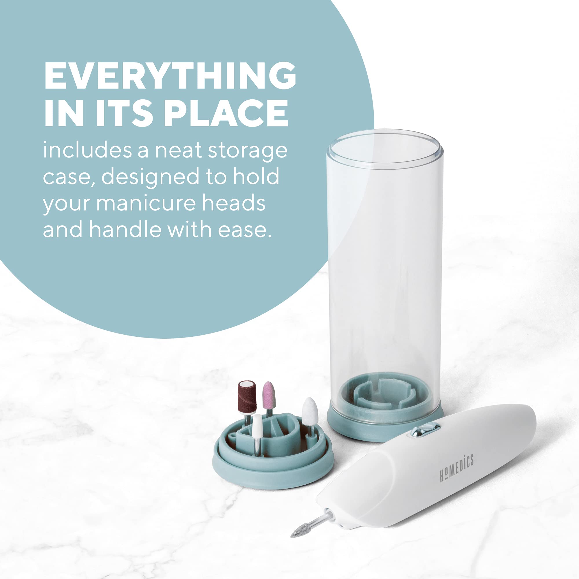homedics-set-de-manicura-y-pedicura-el-ctrico-5-en-1-5-cabezales-intercambiables image 7