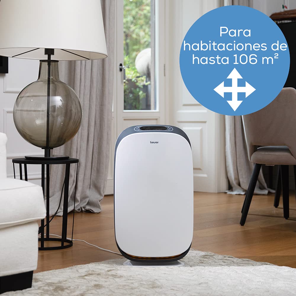 beurer-lr-500-purificador-de-aire-con-filtro-hepa-h13-y-filtro-de-3-capas-wifi-c image 2