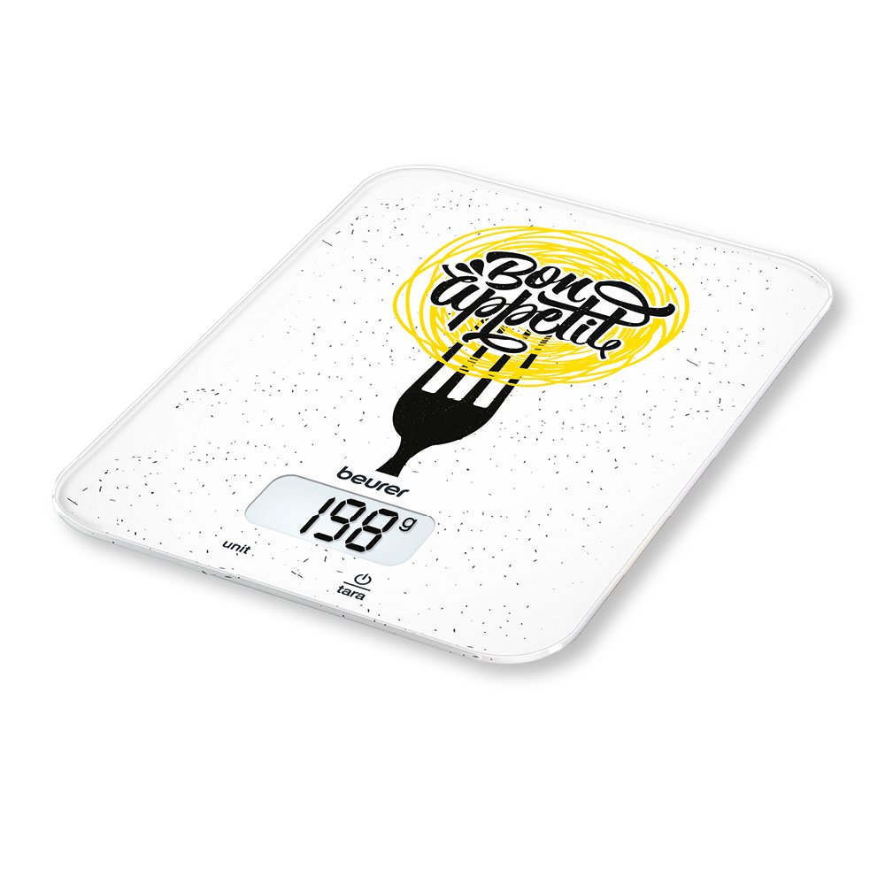 beurer-ks-19-lemon-balanza-de-cocina-digital-de-vidrio-funci-n-tara-5-kg-ultrapl image 3