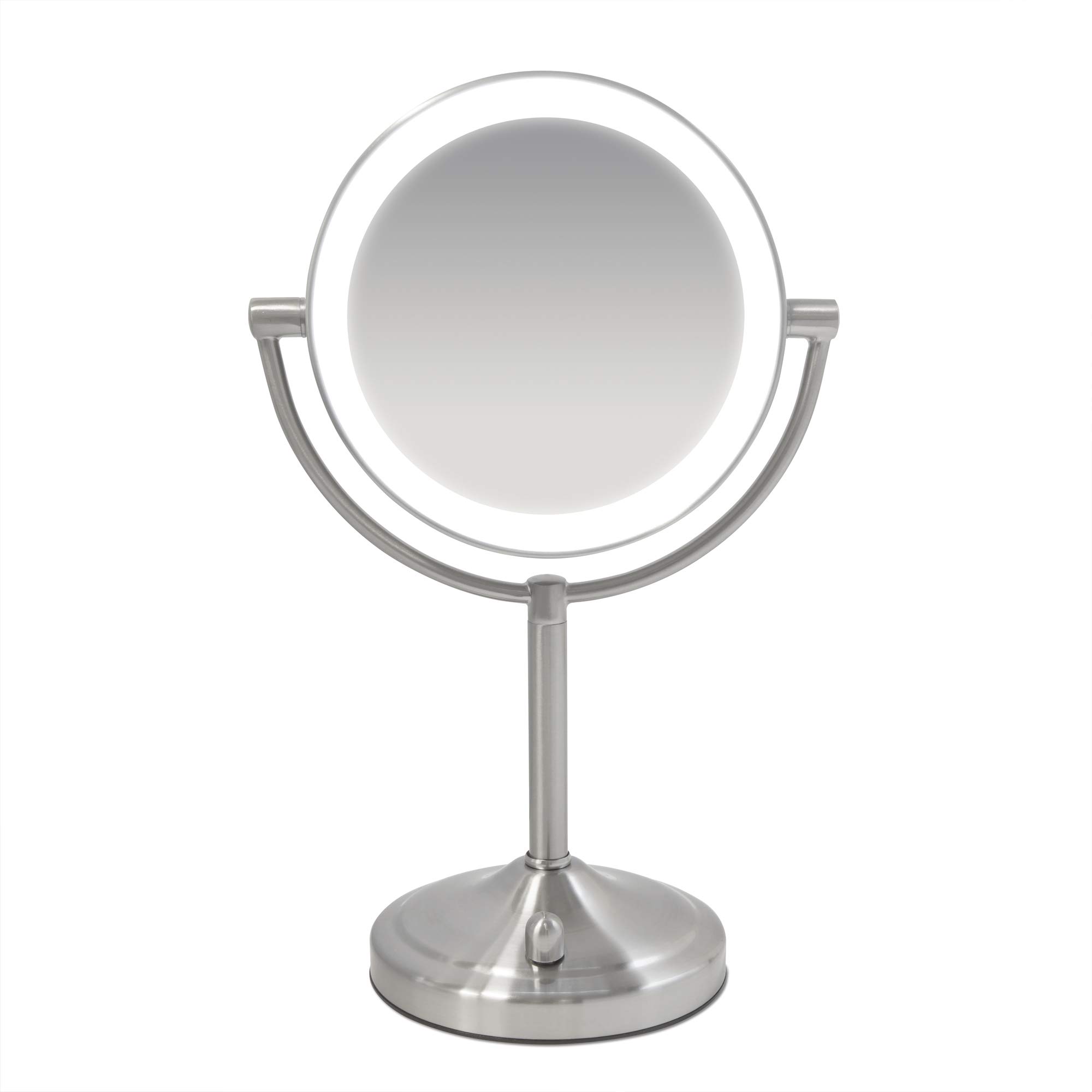 homedics-beauty-espejo-de-maquillaje-de-doble-cara-con-led-regulable-aumento-1x- image 2