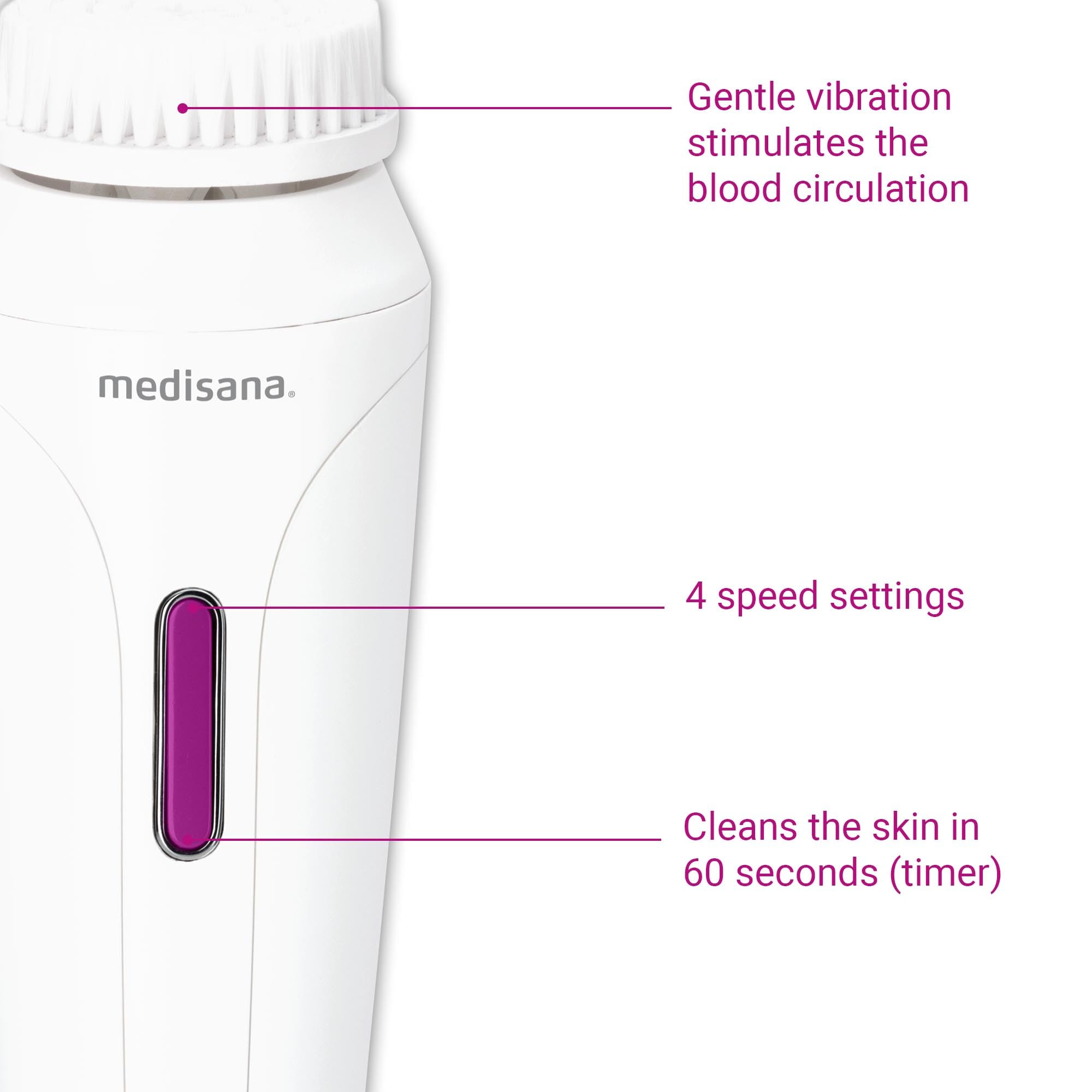 medisana-fb-885-cepillo-el-ctrico-de-limpieza-facial-con-4-accesorios-y-temporiz image 5