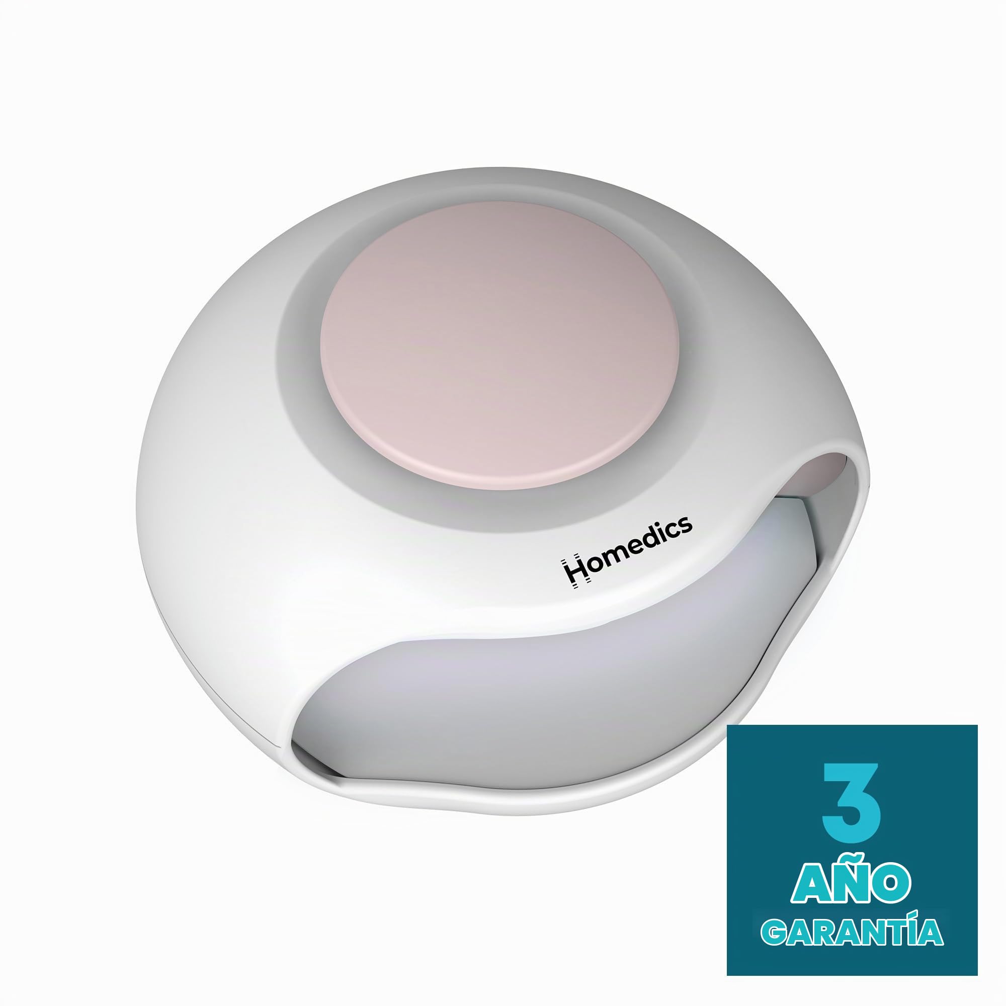 homedics-secador-de-esmalte-de-u-as-2-en-1-con-l-mpara-uv-y-ventilador-para-mani image 2