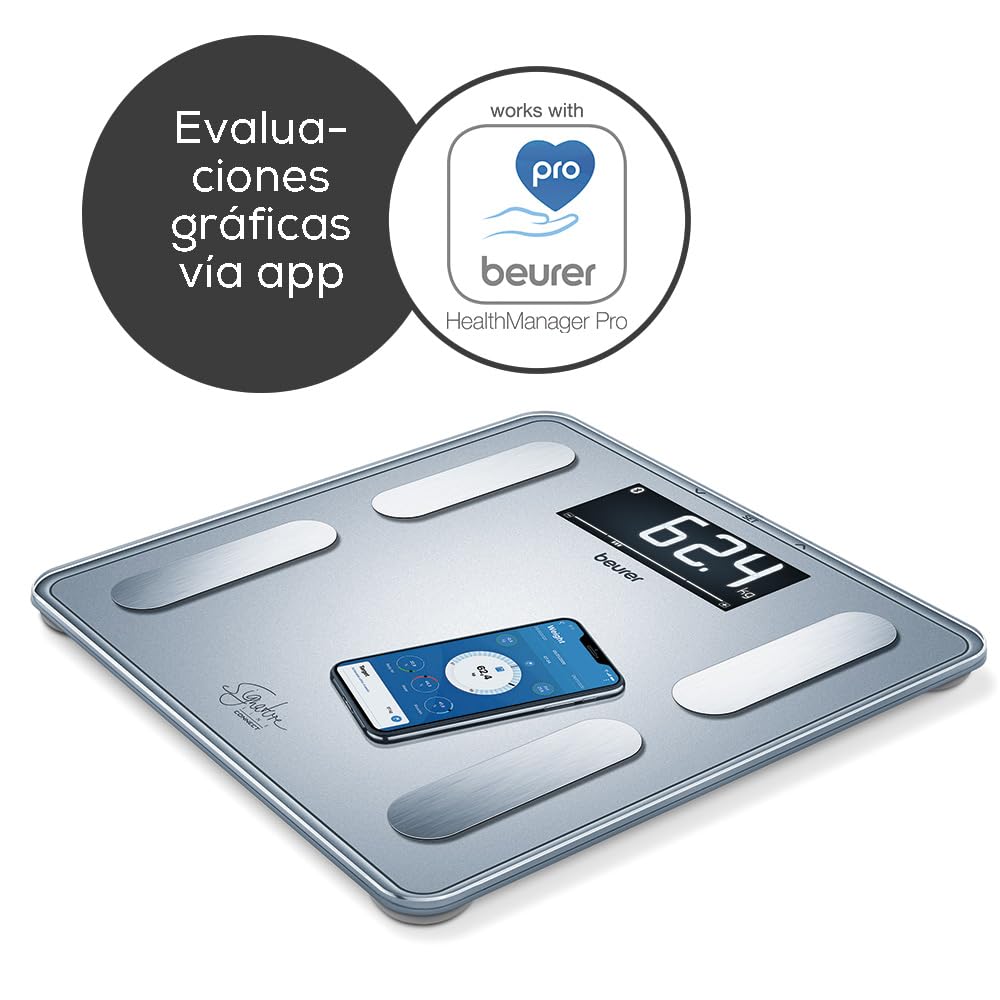 beurer-bf-405-b-scula-diagn-stica-con-an-lisis-corporal-bluetooth-y-app-healthma image 3